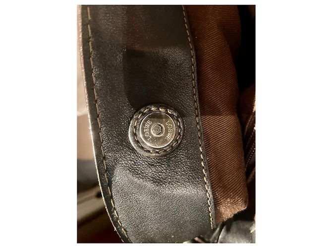 Borsa Tote Loewe Nera in Pelliccia Nero - vista 11
