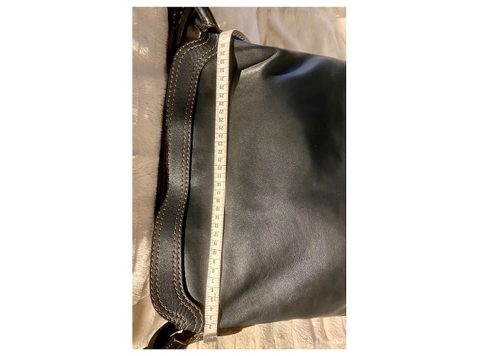 Borsa Tote Loewe Nera in Pelliccia Nero - vista 13