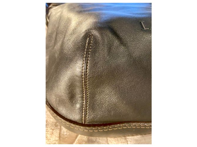 Borsa Tote Loewe Nera in Pelliccia Nero - vista 3
