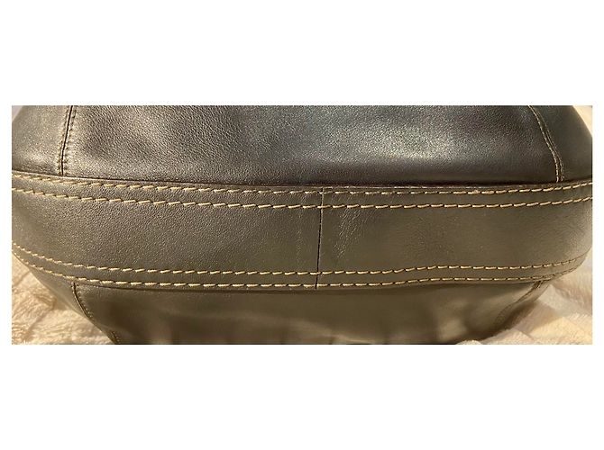 Borsa Tote Loewe Nera in Pelliccia Nero - vista 6