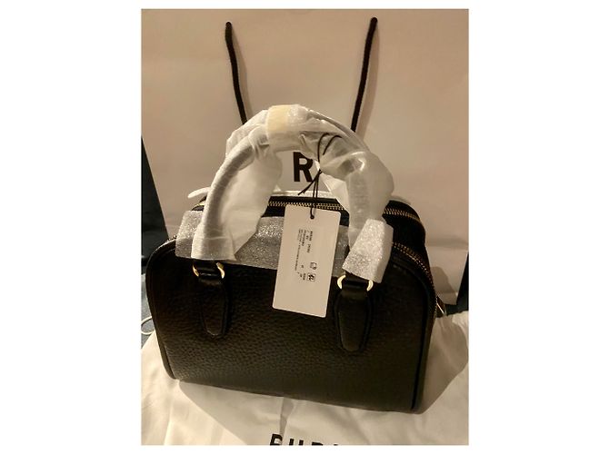 Borsa a mano Furla Siri in pelle nera e blu navy Nero - vista 6