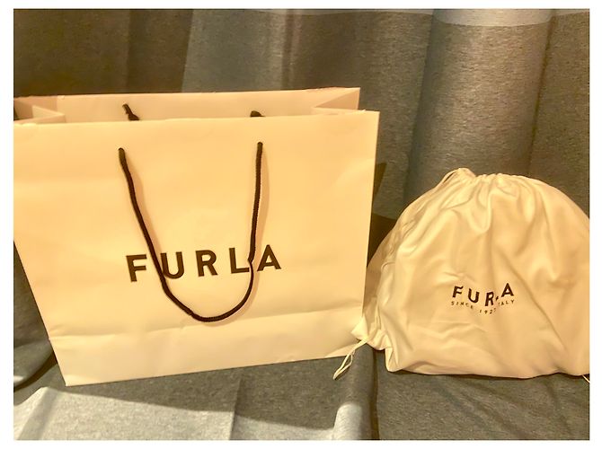 Borsa a mano Furla Siri in pelle nera e blu navy Nero - vista 8