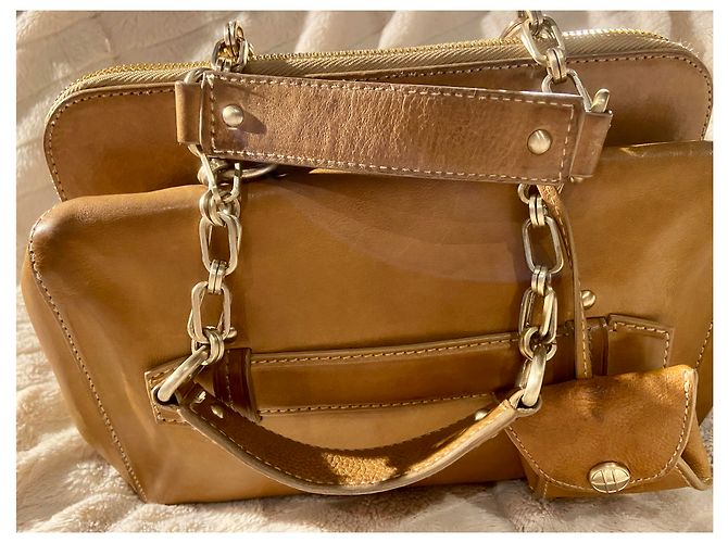 Hugo Boss Handtasche Camel aus Leder Haselnuss - Ansicht 3