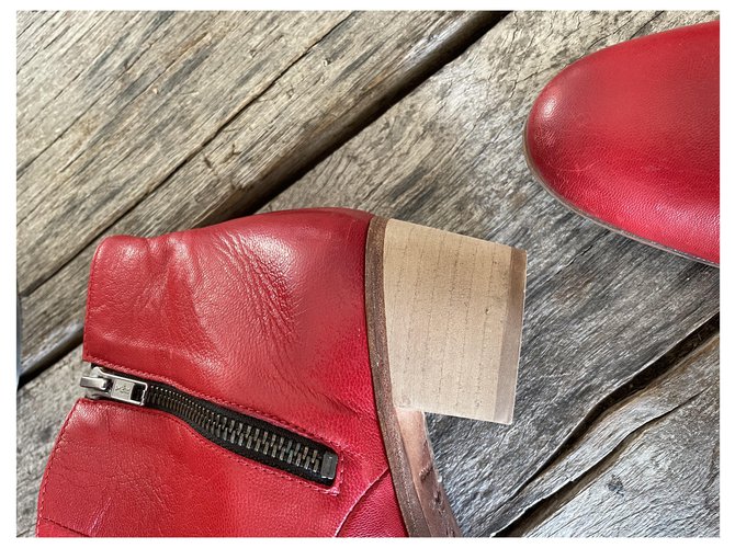 Swildens Stivaletti Rosso - vista 7