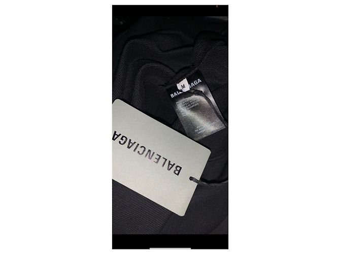 Balenciaga Sweatshirt schwarz Baumwolle Oversize M - Ansicht 2