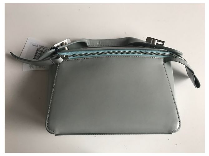 Sophie Hulme Bolt Bag, blue Silver hardware - view 13