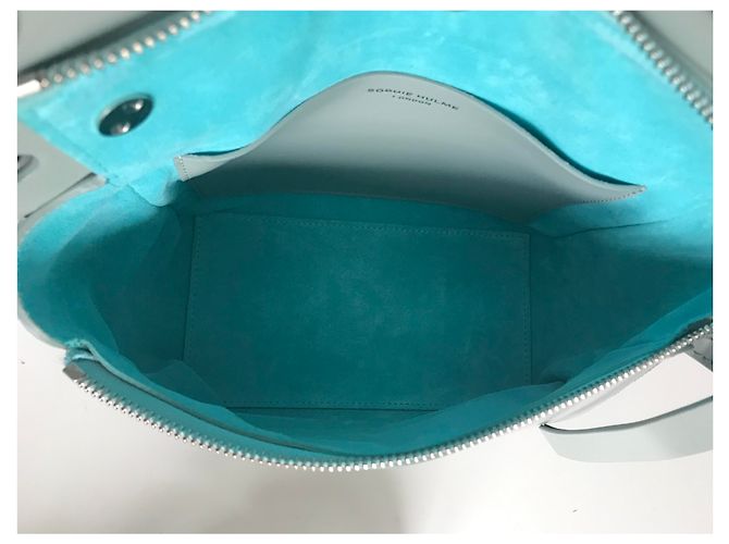 Sophie Hulme Bolt Bag, blue Silver hardware - view 14