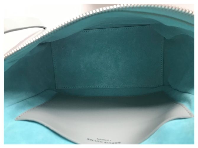 Sophie Hulme Bolt Bag, blue Silver hardware - view 15