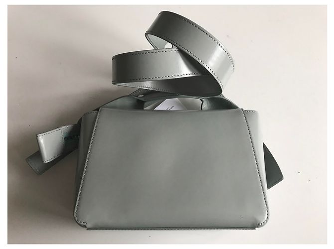 Sophie Hulme Bolt Bag, blue Silver hardware - view 19