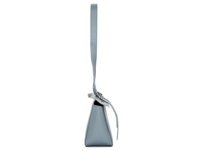 Sophie Hulme Bolt Bag, blue Silver hardware - view 2