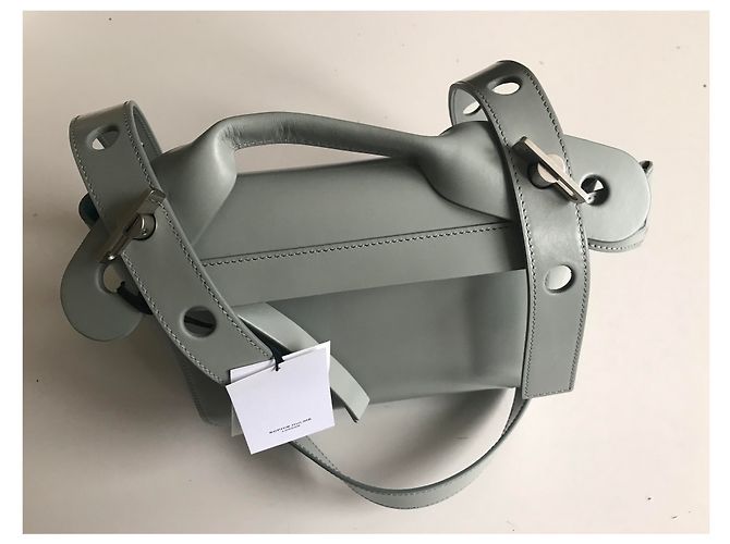 Sophie Hulme Bolt Bag, blue Silver hardware - view 20
