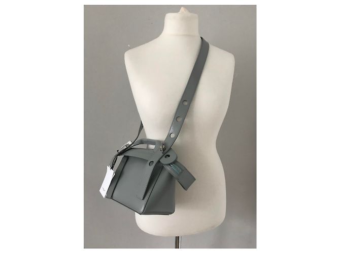 Sophie Hulme Bolt Bag, blue Silver hardware - view 22