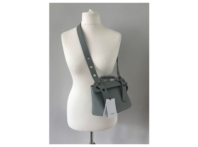 Sophie Hulme Bolt Bag, blue Silver hardware - view 23