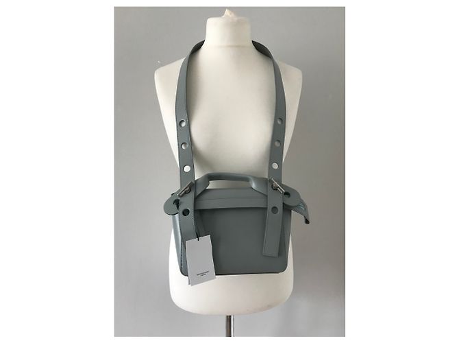 Sophie Hulme Bolt Bag, blue Silver hardware - view 24
