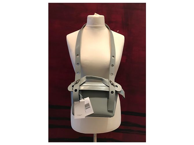 Sophie Hulme Bolt Bag, blue Silver hardware - view 27