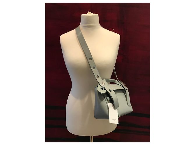 Sophie Hulme Bolt Bag, blue Silver hardware - view 28