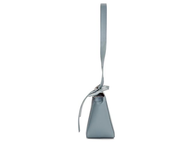 Sophie Hulme Bolt Bag, blue Silver hardware - view 3