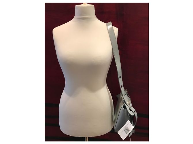Sophie Hulme Bolt Bag, blue Silver hardware - view 30