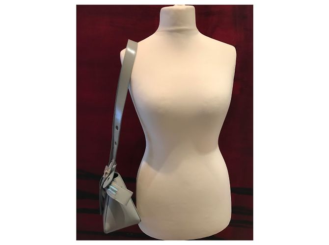 Sophie Hulme Bolt Bag, blue Silver hardware - view 31