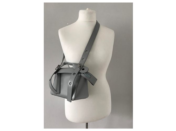 Sophie Hulme Bolt Bag, blue Silver hardware - view 34