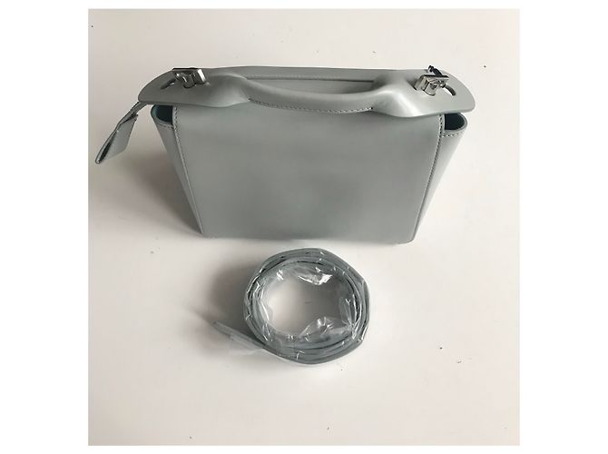 Sophie Hulme Bolt Bag, blue Silver hardware - view 9