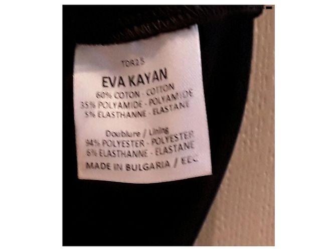 Vestido de verão Eva Kayan preto de algodão - vista 4