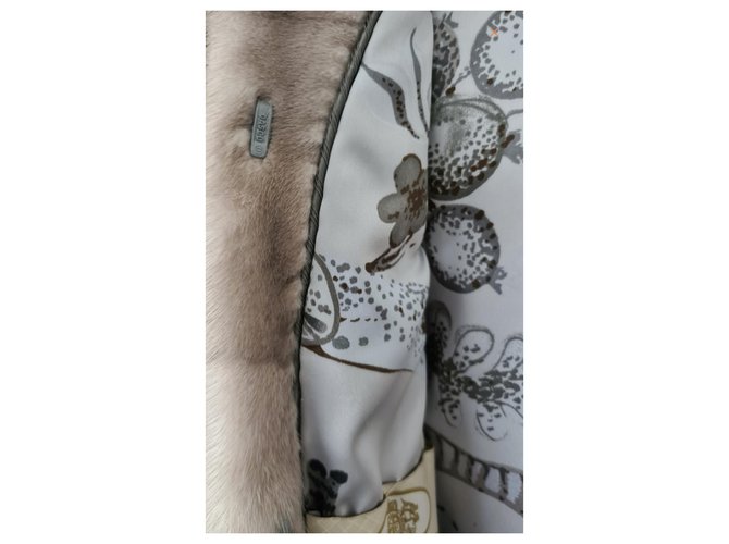 Autre Marque Abrigo de visón beige - vista 7