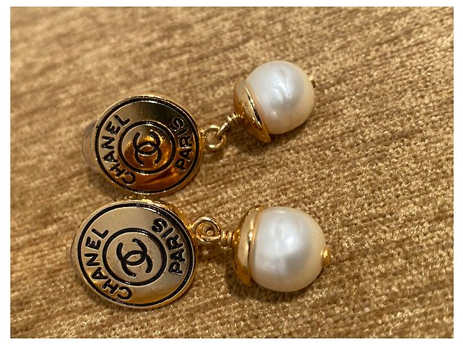 Chanel Brincos Dourado - vista 5
