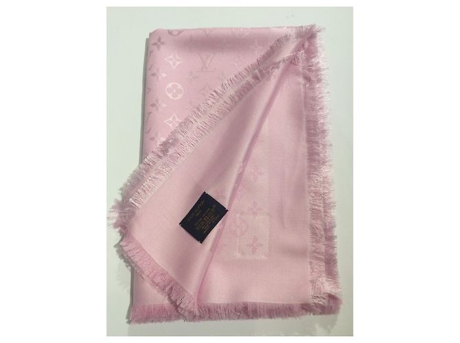 Louis Vuitton monogram shawl Pink - view 3