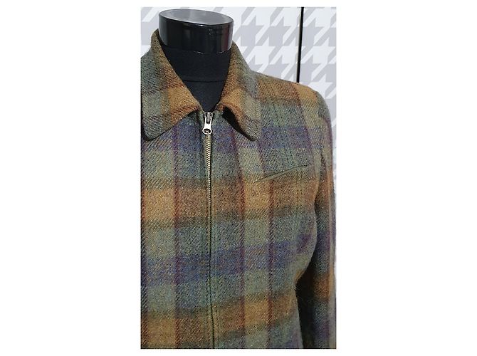 Ralph Lauren Tartan Wolljacke Mehrfarben - Ansicht 4