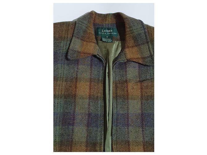 Ralph Lauren Tartan Wolljacke Mehrfarben - Ansicht 5