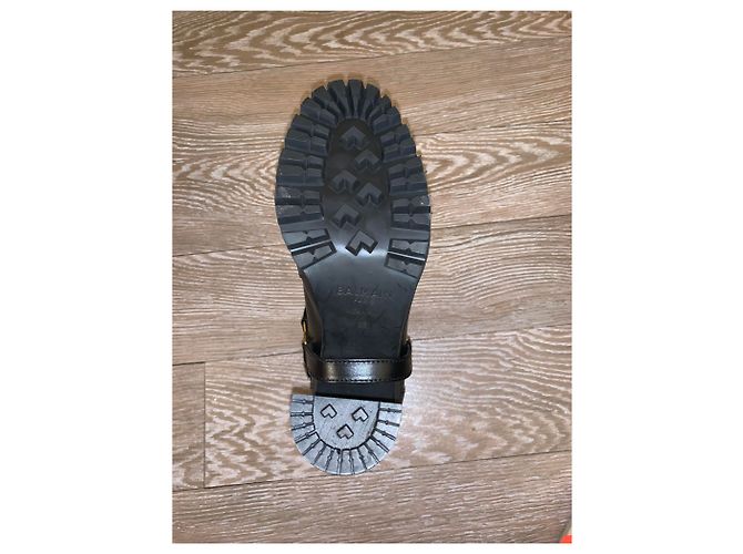 Balmain Nuevas botas de cuero nunca usadas Negro - vista 4