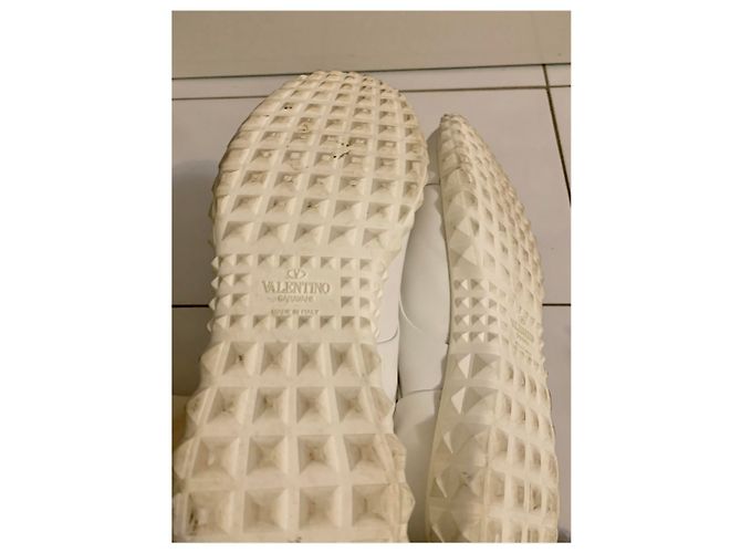 Valentino Garavani Rockstud Sneaker weiß Leder 39 - Ansicht 3