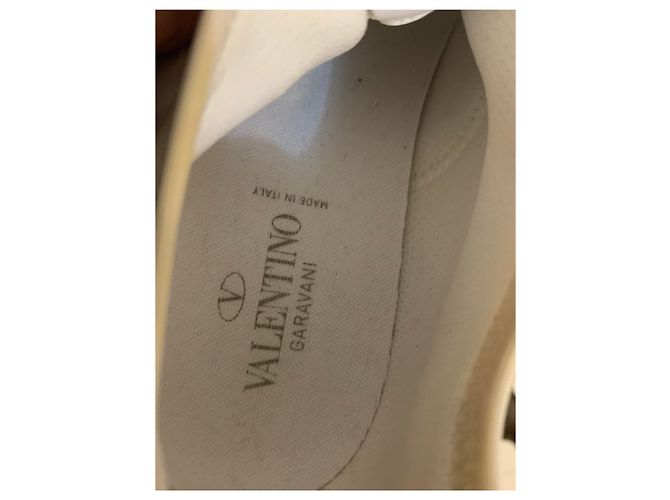 Valentino Garavani Rockstud Sneaker weiß Leder 39 - Ansicht 4