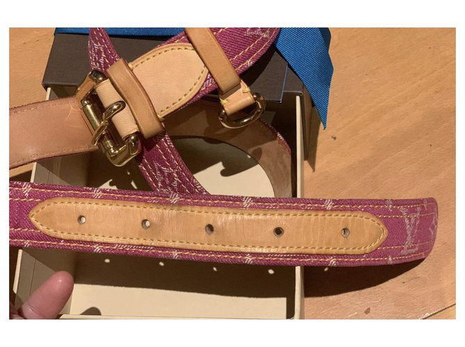 Louis Vuitton cinture Porpora - vista 2