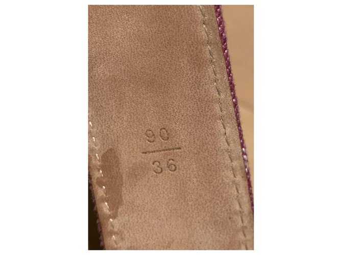Louis Vuitton cinture Porpora - vista 3