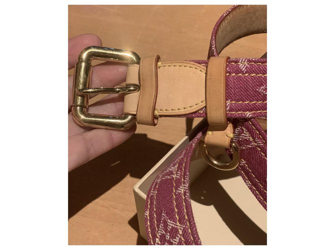 Louis Vuitton cinture Porpora - vista 4