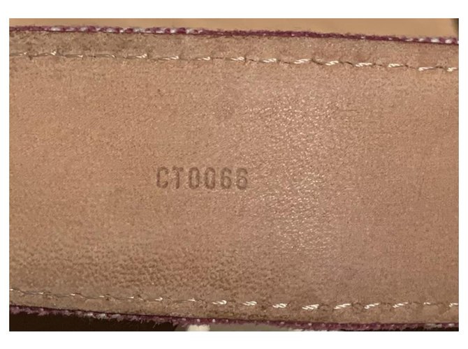 Louis Vuitton cinture Porpora - vista 6