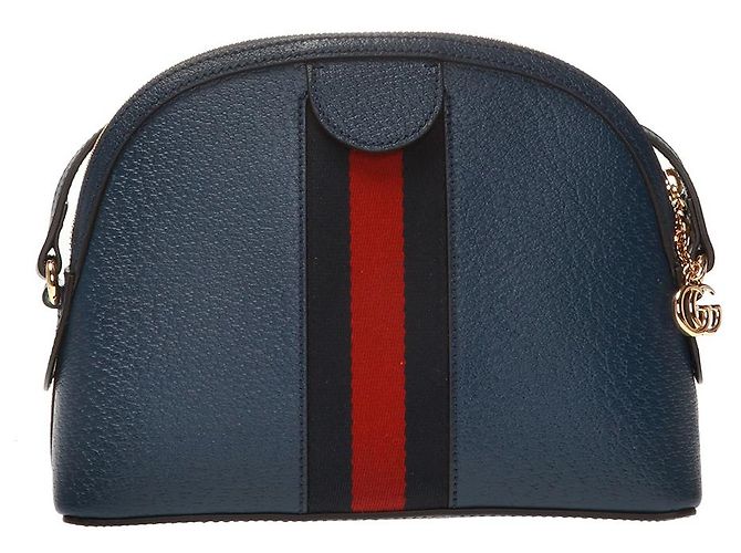 Borsa a tracolla Ophidia Gucci Navy - vista 2