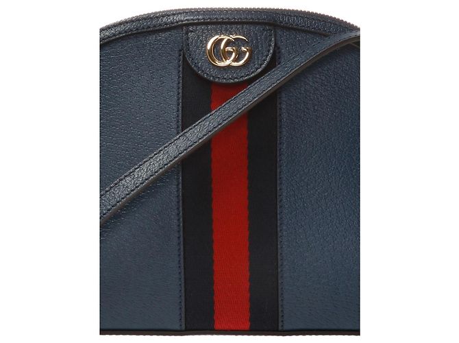 Borsa a tracolla Ophidia Gucci Navy - vista 5