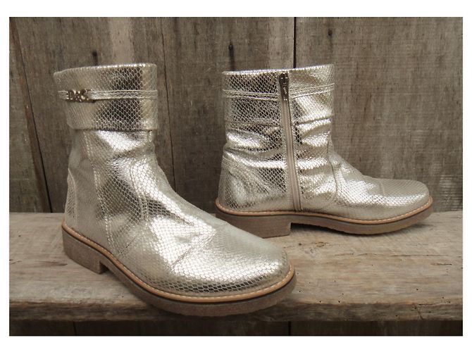 Botines Dolce & Gabbana Junior p 39 Plata - vista 3