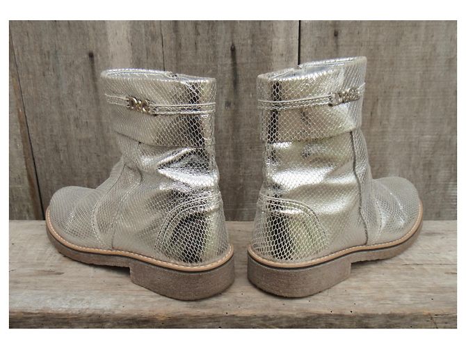 Botines Dolce & Gabbana Junior p 39 Plata - vista 5