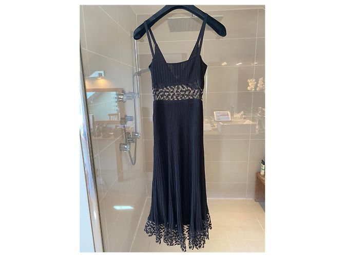 Chanel Kleid schwarz Viscose - Ansicht 2