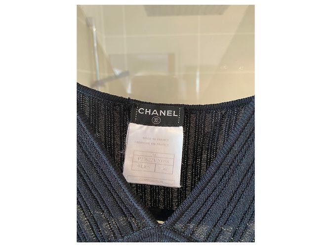 Chanel Kleid schwarz Viscose - Ansicht 3
