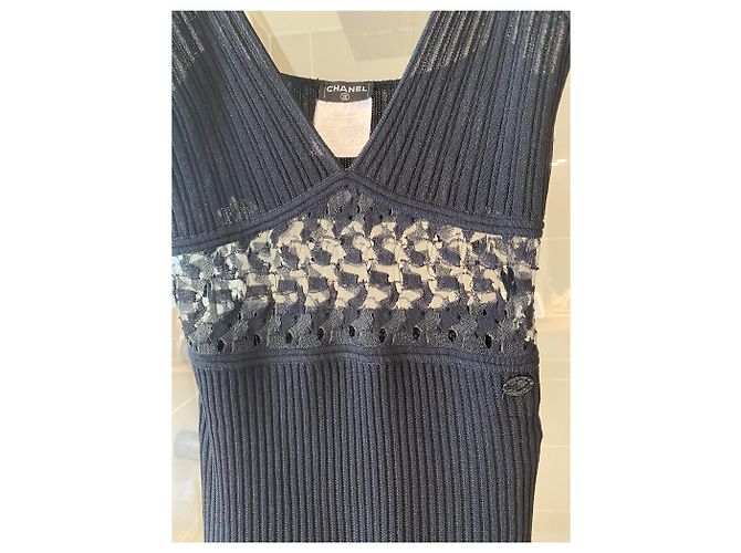 Chanel Kleid schwarz Viscose - Ansicht 5