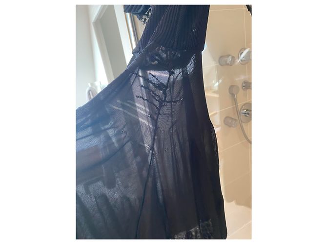 Chanel Kleid schwarz Viscose - Ansicht 7