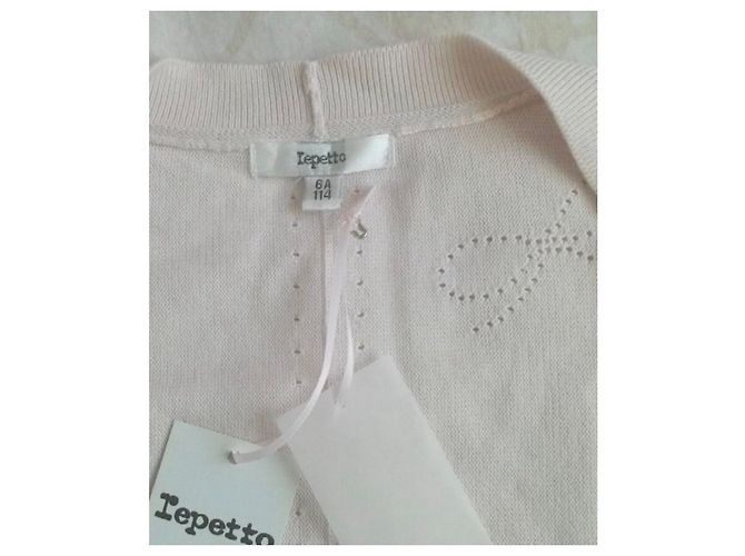 Repetto Bolero Lachsrosa aus Kaschmir Pink - Ansicht 2