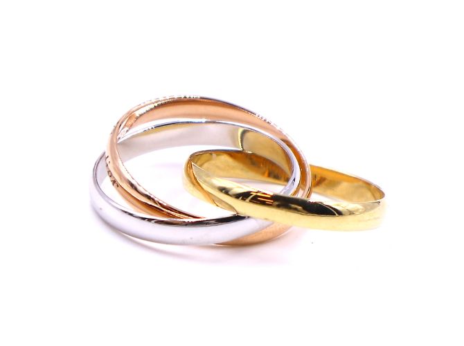 Love Cartier Tricolor 18k Trinity Ringgröße 49 - vista 10
