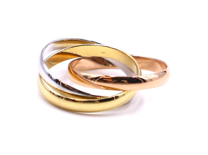 Love Cartier Tricolor 18k Trinity Ringgröße 49 - vista 11