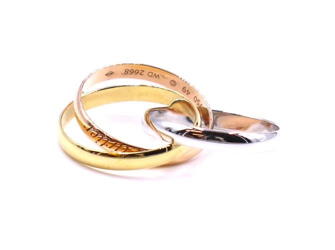 Love Cartier Tricolor 18k Trinity Ringgröße 49 - vista 12